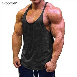 Meeste jooga vest vest suure kaelajoonega