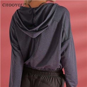 Populaarne Pullover V-Neck spordihupi treening